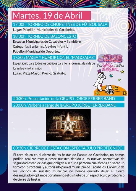 Fiestas de Pascua 2022 en Cacabelos. Programa de actividades 11