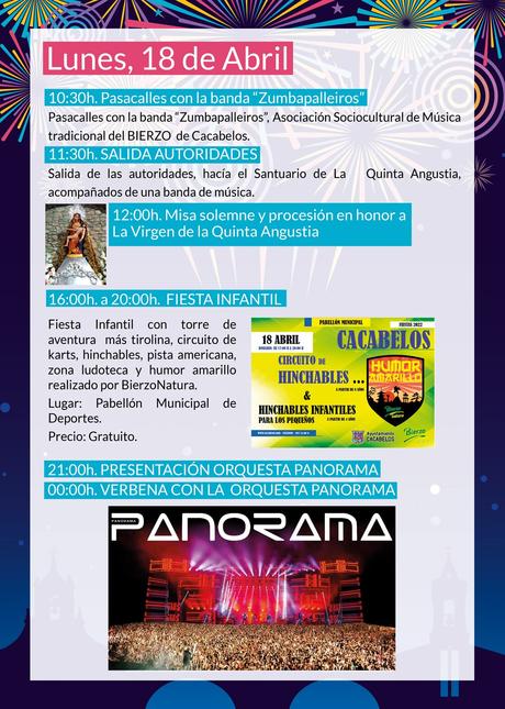 Fiestas de Pascua 2022 en Cacabelos. Programa de actividades 19