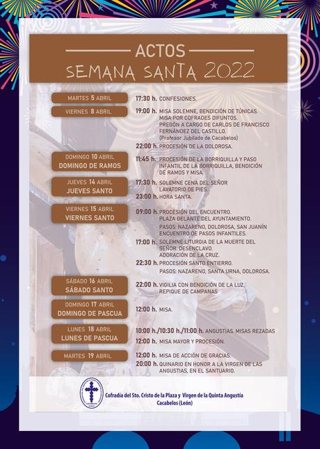 Fiestas de Pascua 2022 en Cacabelos. Programa de actividades 17