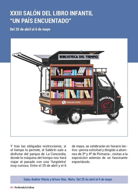 'Ponferrada Es Cultura' presenta su programación, recuperando el formato de mano. Consulta todas las actividades 61