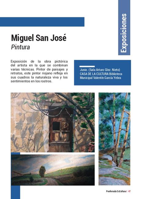 'Ponferrada Es Cultura' presenta su programación, recuperando el formato de mano. Consulta todas las actividades 68