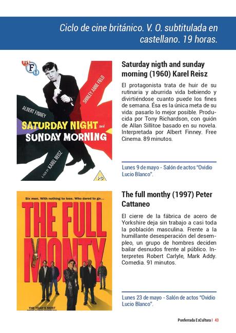 'Ponferrada Es Cultura' presenta su programación, recuperando el formato de mano. Consulta todas las actividades 64