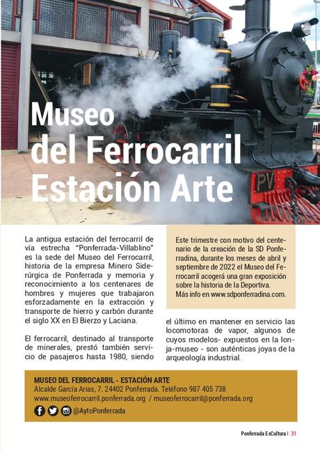 'Ponferrada Es Cultura' presenta su programación, recuperando el formato de mano. Consulta todas las actividades 52