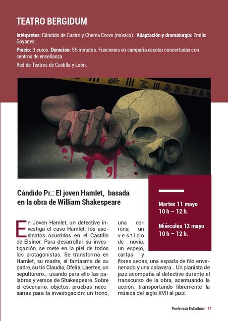 'Ponferrada Es Cultura' presenta su programación, recuperando el formato de mano. Consulta todas las actividades 38