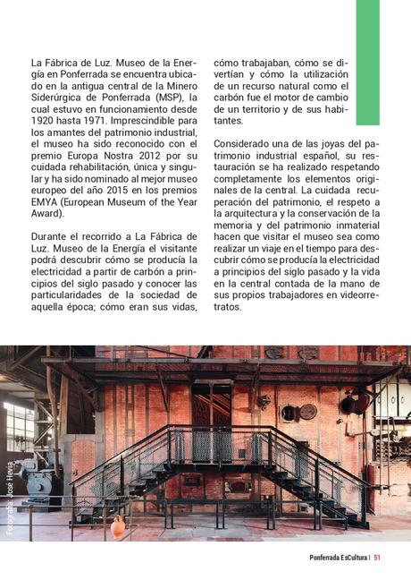 'Ponferrada Es Cultura' presenta su programación, recuperando el formato de mano. Consulta todas las actividades 72