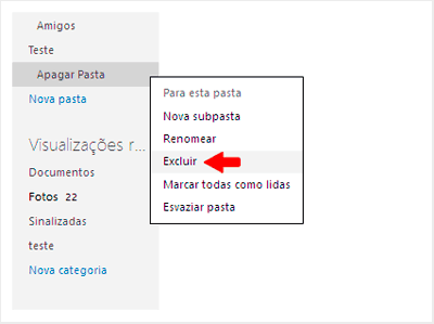 Cómo eliminar carpetas en Outlook.com. Imagen ilustrativa de como eliminar carpetas en Outlook.com.