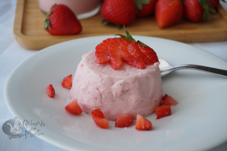 Panna cotta de fresas