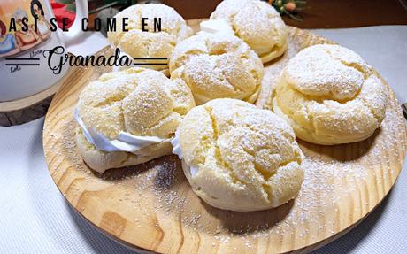 Pastelitos de nata sin gluten ni lactosa