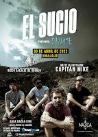 Concierto de El Sucio y Capitán Mike en Sala Nazca