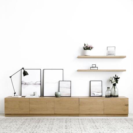 Aparador de madera de la firma de muebles y decoración española Kenay Home