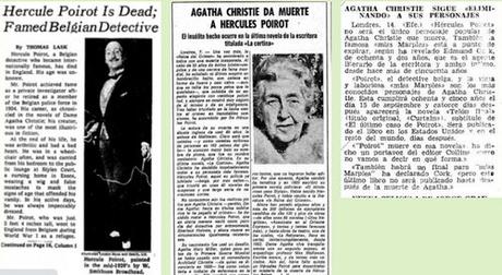 «Espasa publica en su colección Agatha Christie los últimos casos de Hércules Poirot y Miss Marple, ‘Telón’ y ‘Un crimen Dormido'»