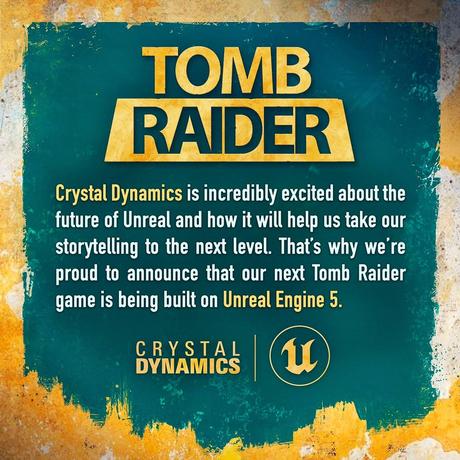 El nuevo juego de Tomb Raider está siendo desarrollado con Unreal Engine 5