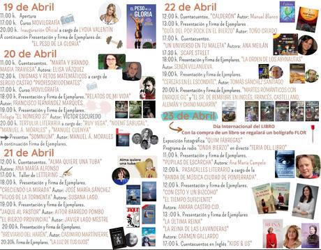 La Feria del Libro de Ponferrada más ambiciosa organizará una treintena de actividades 2