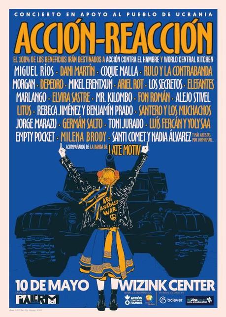 Concierto solidario por Ucrania en el WiZink Center