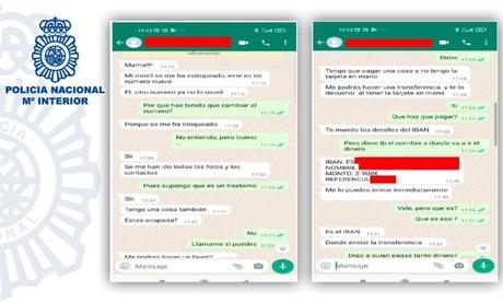 La Policía Nacional alerta de una modalidad de estafa dirigida a mujeres a través de WhatsApp