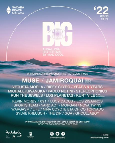 Andalucía Big by Mad Cool: nuevo festival en Málaga