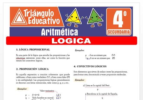 Lógica para Cuarto Grado de Secundaria