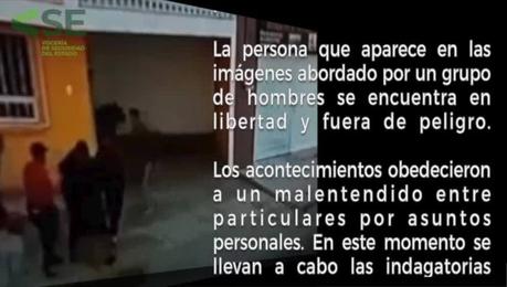 (Vídeo) Presunto secuestro en realidad fue pleito entre vecinos.