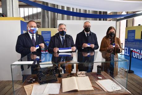 Abre la exposición del Centenario de la Ponferradina en el Museo del Ferrocarril 7