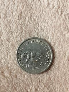 Tres monedas de Jorge VI de Inglaterra