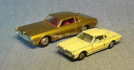 Dos Mercury Cougar de Matchbox de escalas y series diferentes Dos Mercury Cougar de Matchbox de escalas y series diferentes