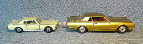 Dos Mercury Cougar de Matchbox de escalas y series diferentes Dos Mercury Cougar de Matchbox de escalas y series diferentes