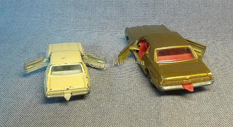 Dos Mercury Cougar de Matchbox de escalas y series diferentes Dos Mercury Cougar de Matchbox de escalas y series diferentes