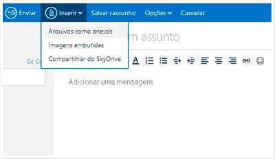 Cómo adjuntar archivos y fotos en Outlook.com. Adjuntar archivos y fotos en Outlook.com.