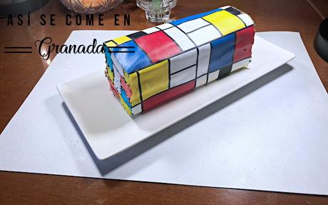 Pastel estilo Mondrian