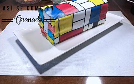 Pastel estilo Mondrian