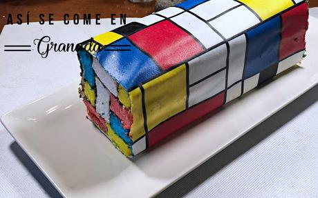 Pastel estilo Mondrian