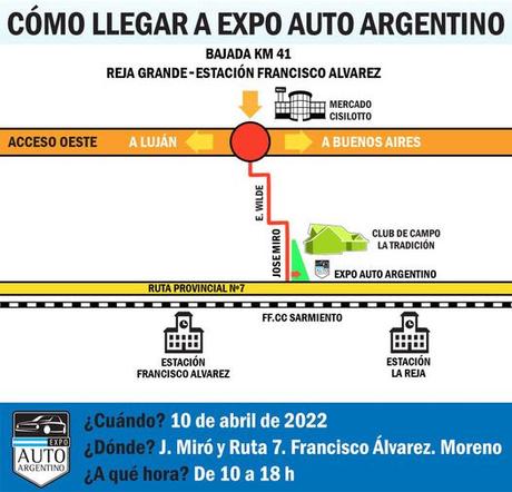 Llega Expo Auto Argentino 2022 mañana domingo 10 de abril