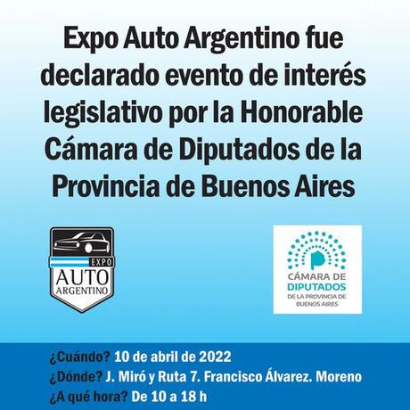 Llega Expo Auto Argentino 2022 mañana domingo 10 de abril