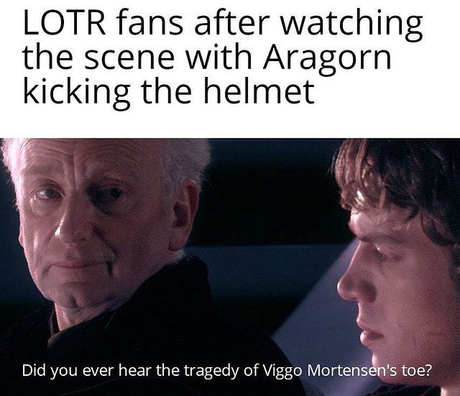La tragedia de Darth Mortensen
