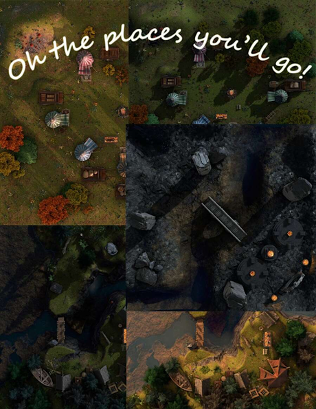 Wandering Adventurers Map Pack, de MidKnight Wandering Adventurers Map Pack, de MidKnight