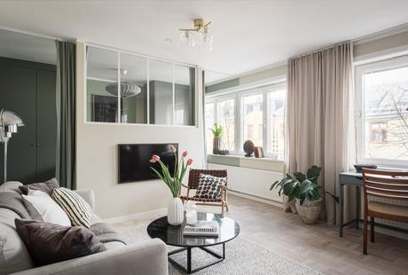 delikatissen tiny apartment decor scandi cozy open plan decor open kitchen minipiso nórdico interiores minipisos estilo escandi escandinavian style decoración pisos pequeños decoracion minipisos  