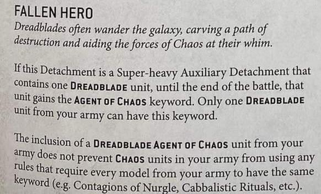 Dreadblades ganarían regla 