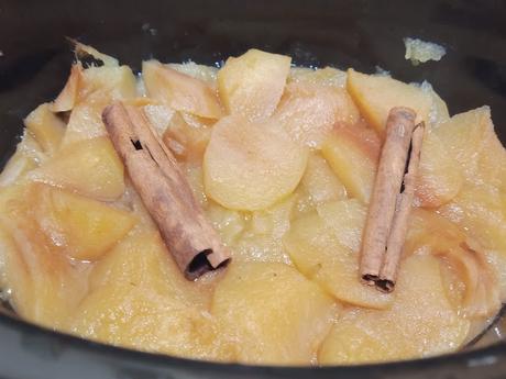 COCINAR CON OLLA LENTA: COMPOTA DE MANZANA