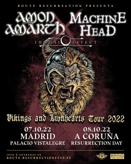 Gira Amon Amarth Machine Head