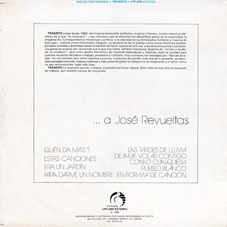 Tránsito - ...A José Revueltas (1988)