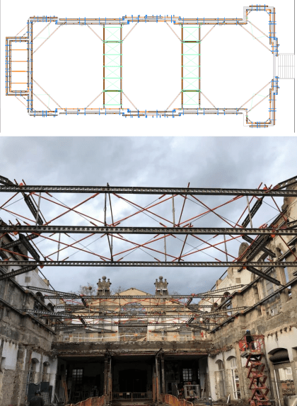 Cómo arriostrar y apuntalar utilizando estabilizadores de fachada Cómo arriostrar y apuntalar utilizando estabilizadores de fachada