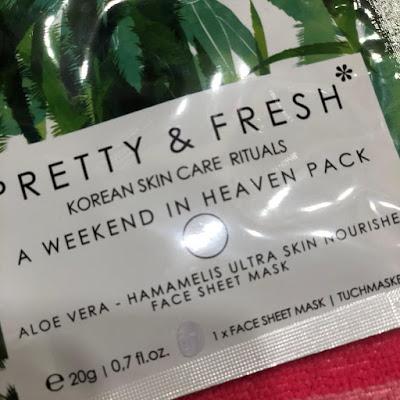 Mascarilla Coreana de Aloe Vera y Hamamelis. Pretty & Fresh. Viernes de Spa. Mascarilla Coreana de Aloe Vera y Hamamelis. Pretty & Fresh. Viernes de Spa.