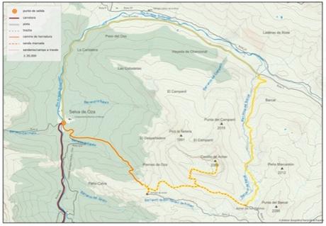 Ascenso al Castillo D'Acher, 2384 m.
