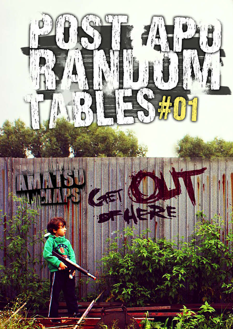 Post apocalyptic Random Loot Table RPG Item, junk, object & modern stuff, de Amatsu