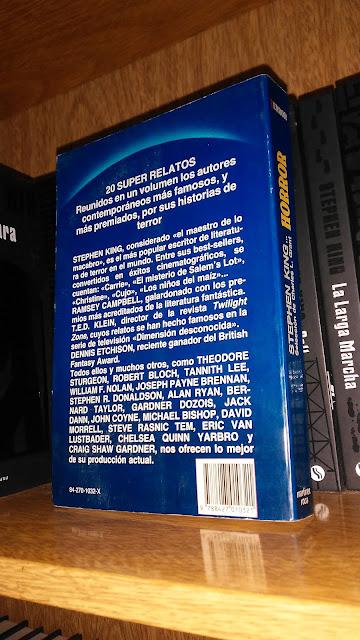 Horror Lo mejor del terror contemporáneo Stephen King y otros