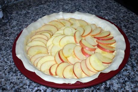 Tarta de hojaldre y manzana