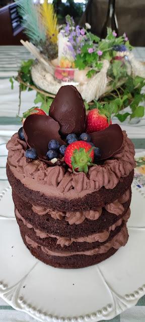 TARTA MUERTE POR CHOCOLATE KETO