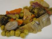 Menestra verduras jamón