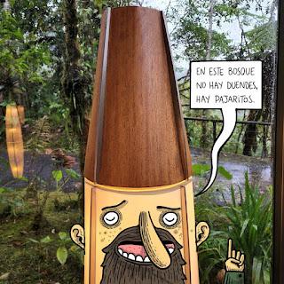 Alberto Montt, famoso caricaturista chileno ecuatoriano, visita Galápagos y el Chocó Andino