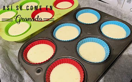 Cupcake terrario para Pascua sin gluten y sin lactosa